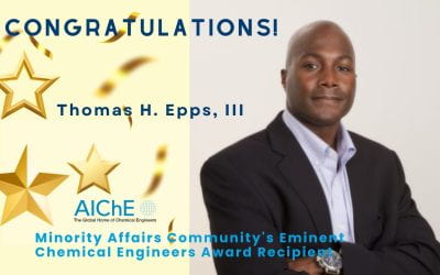 Epps receives AIChE’s Minority Affairs Community’s Highest Award